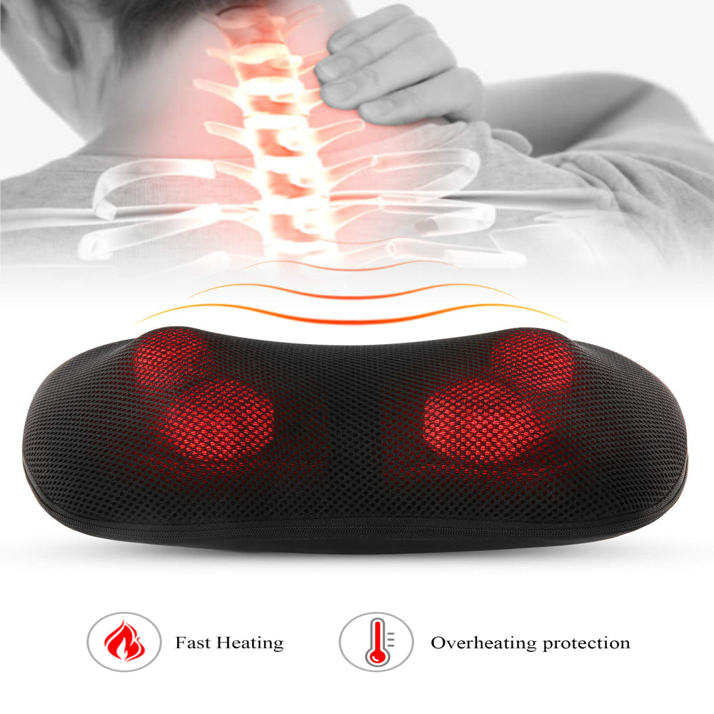 Instant Relief Heat Massager for Feet, Legs, Arms, Neck, And Torso with Car Strap 